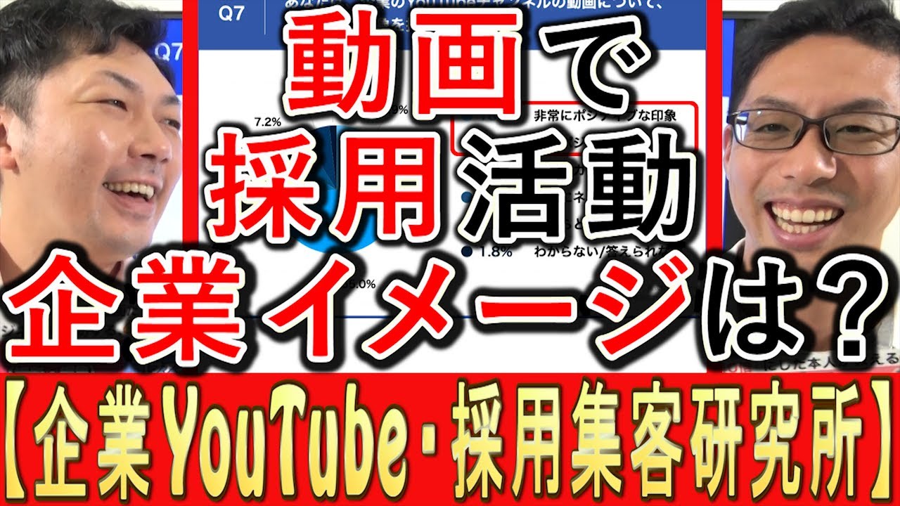 【採用YouTube】動画で求人活動、企業イメージは上がる？