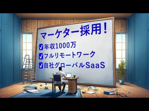 【フルリモートワーク求人】グローバル自社SaaSのマーケター採用説明動画！