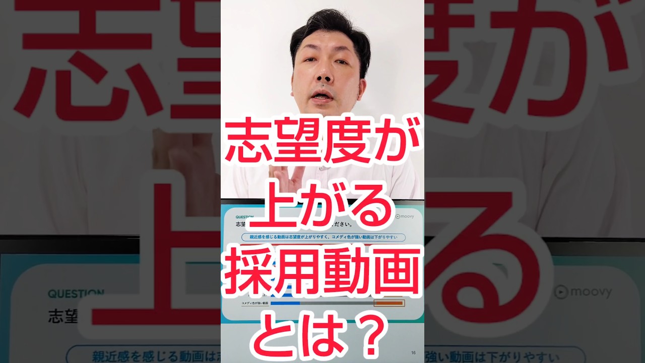 【Webマーケ×動画】採用動画のトレンド、企業の実態とは？ #shorts