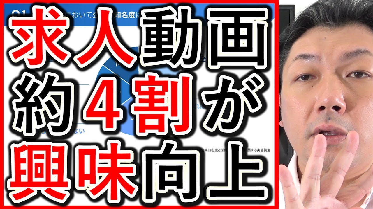 【動画求人】企業知名度と、採用動画の影響につて解説！