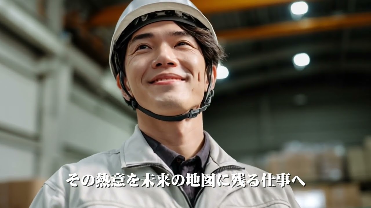 【採用動画サンプル】建設・現場職向けドラマチックPR（30秒）｜撮影なし・AI制作