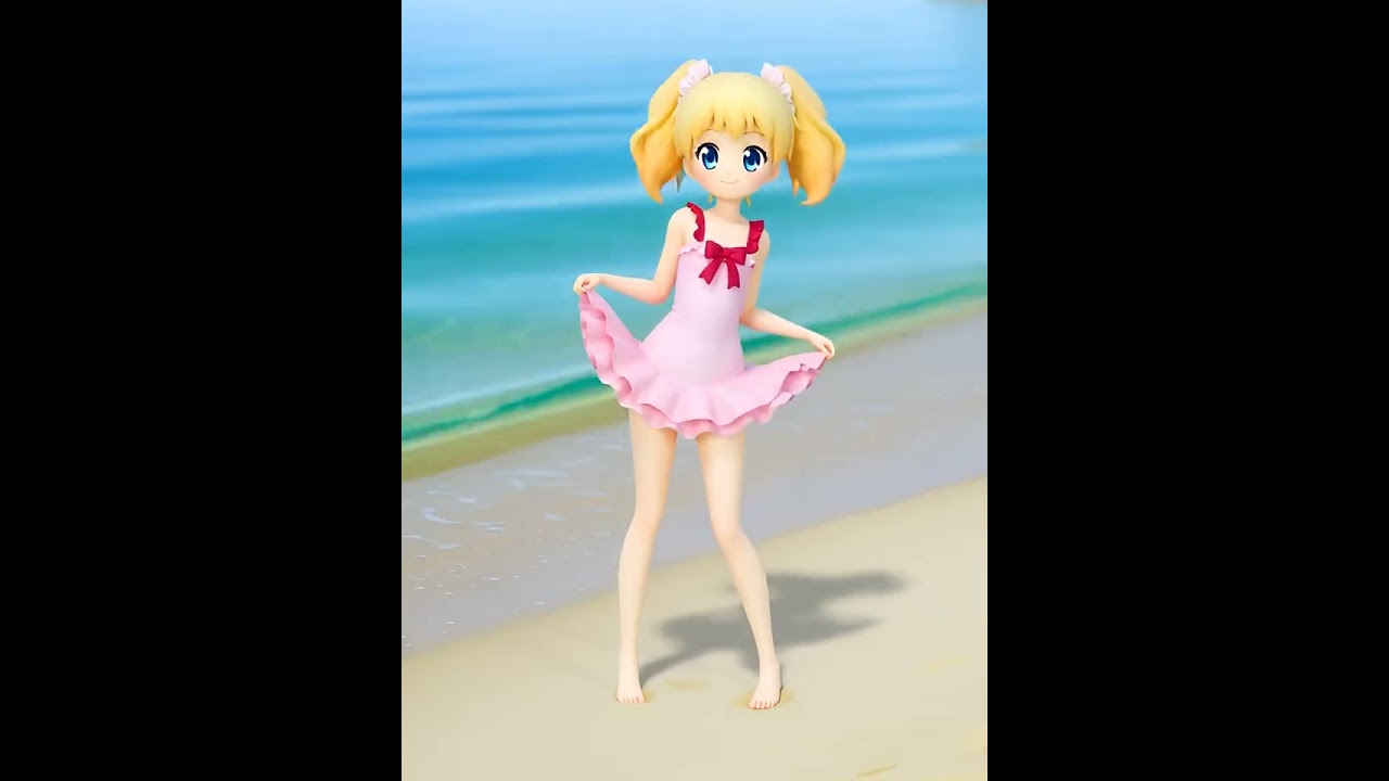 【AI動画生成】海、うみ～♪  / アリス・カータレット【フィギュア】