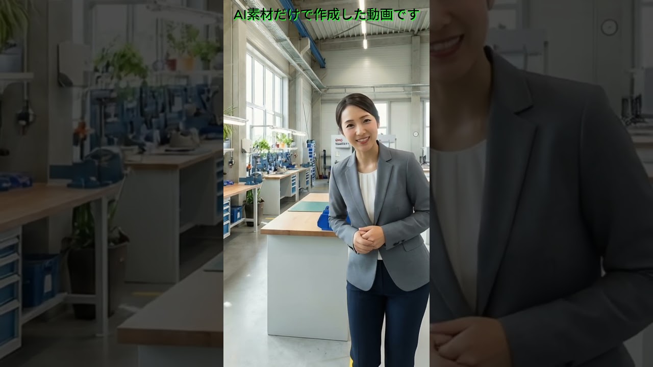 サンプル動画　製造業界  #採用ムービー #リクルート #ショート動画 #AI活用 #製造業