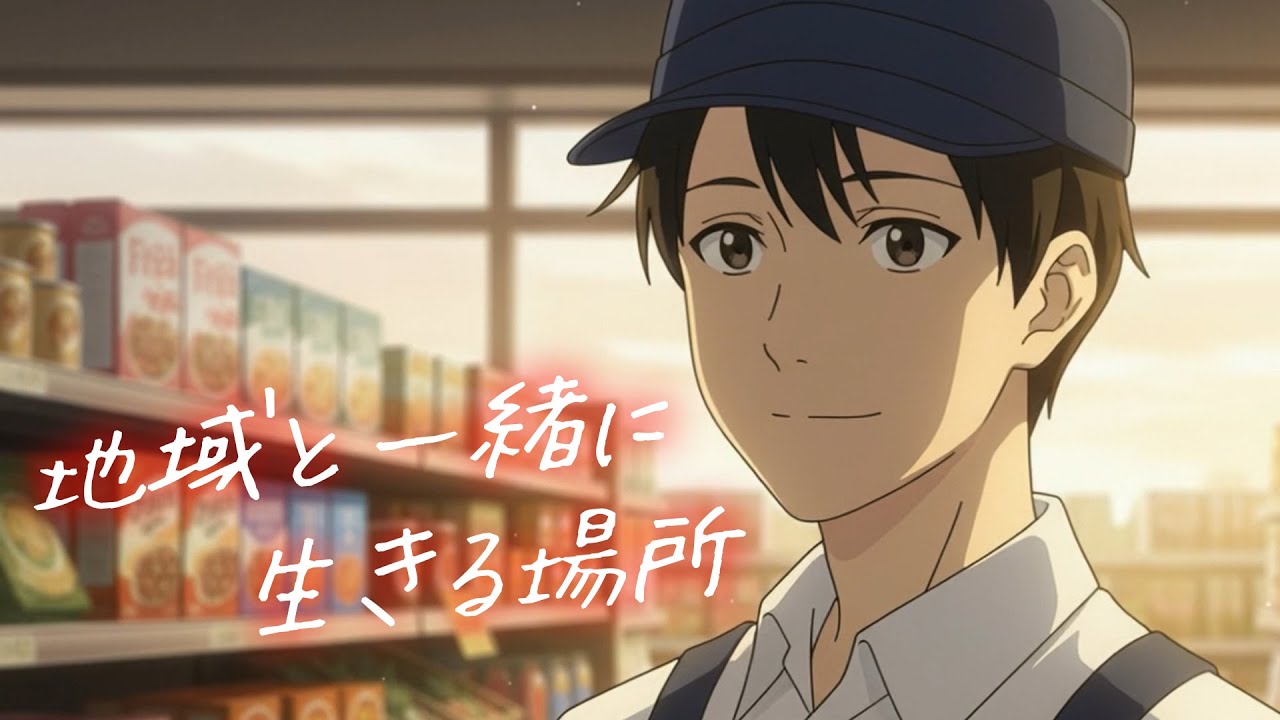 【採用ムービー】誰かの今日を支える仕事。食品スーパー新入社員の成長物語（アニメ）