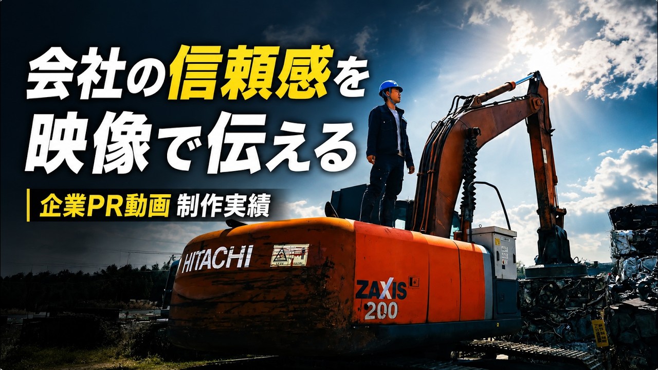 【企業PR動画制作実績】ホームページ用イメージムービー｜有限会社シーアールエス様｜福岡の動画制作会社スタジオナナ