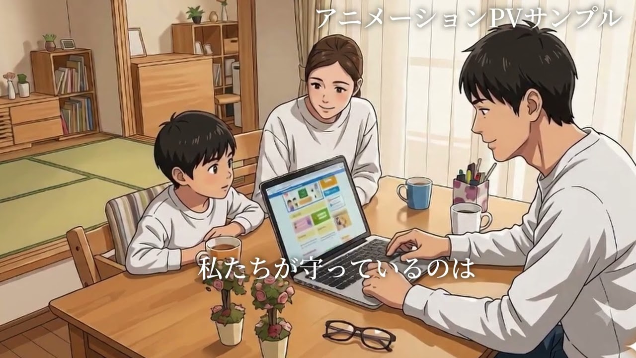 【佐賀の映像制作】顔出しNGでも作れる！採用アニメーションPVオープニングサンプル（約1分）｜株式会社ひぐちワールド