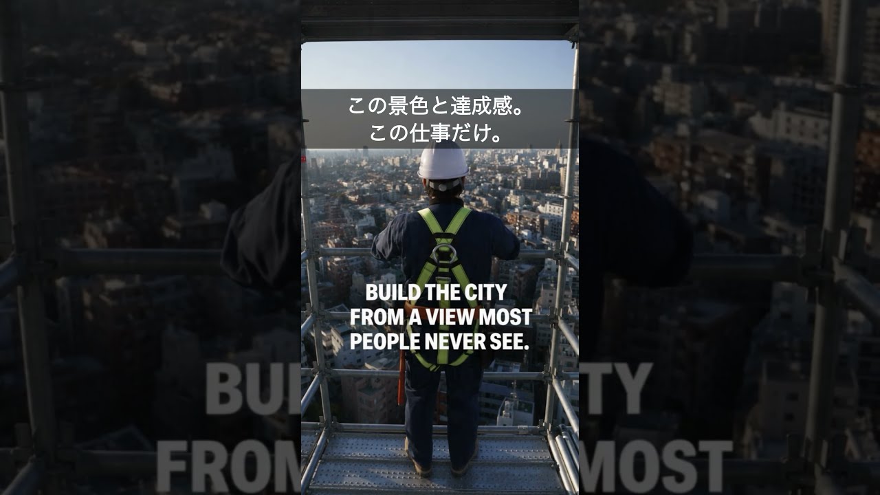 若手採用｜とび職｜POV求人｜サンプル｜