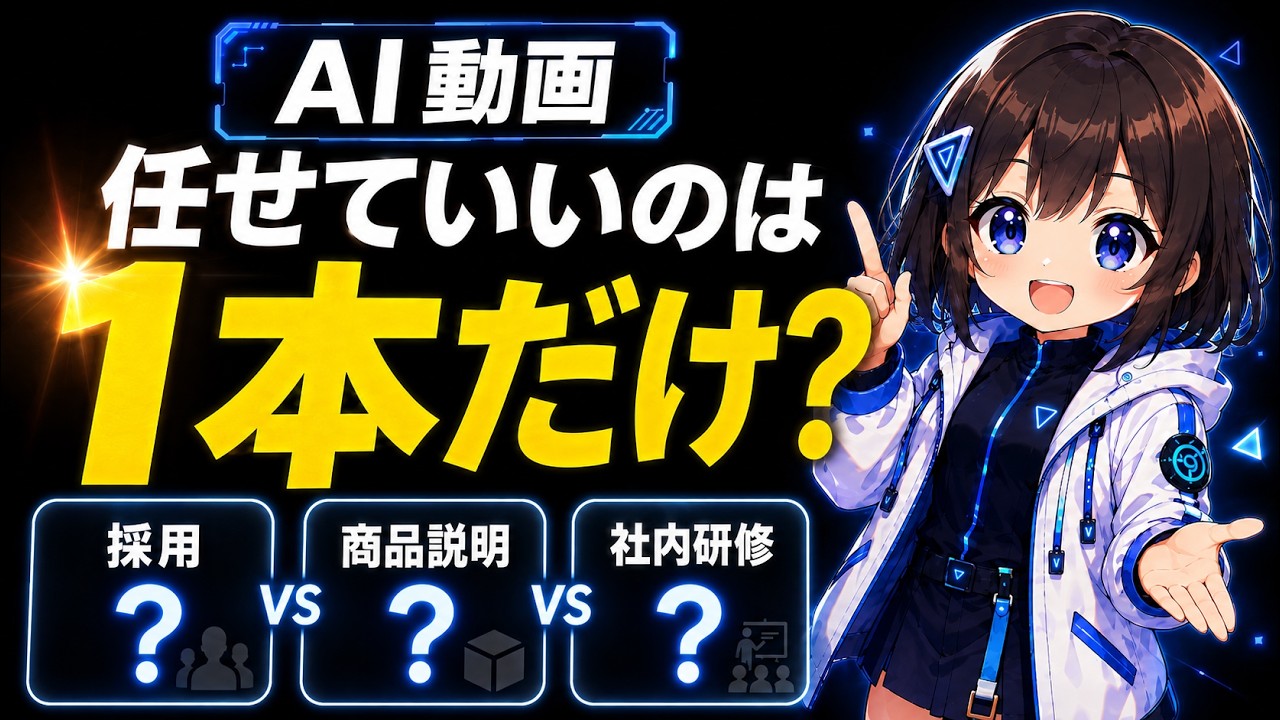 会社の動画をAIで作れる？実際のフローで本当にできるか確認