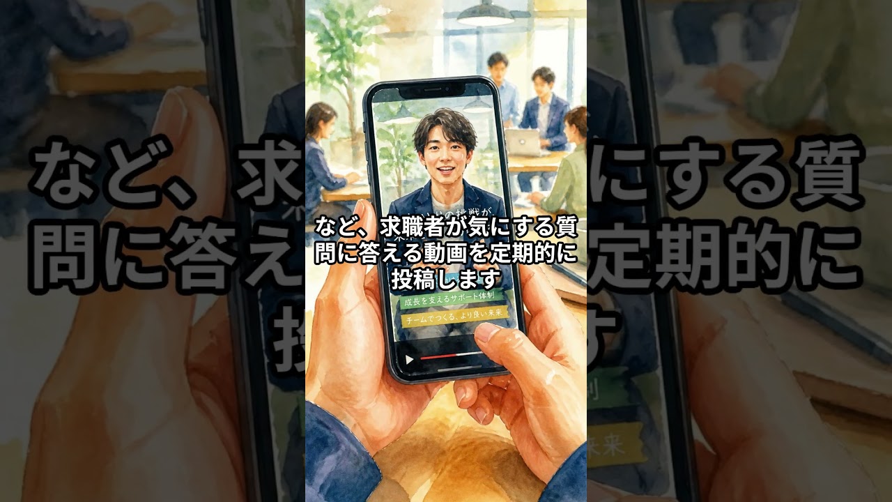 採用コンサルタント SNS活用 採用動画の改善サイクルを回す方法 #Shorts