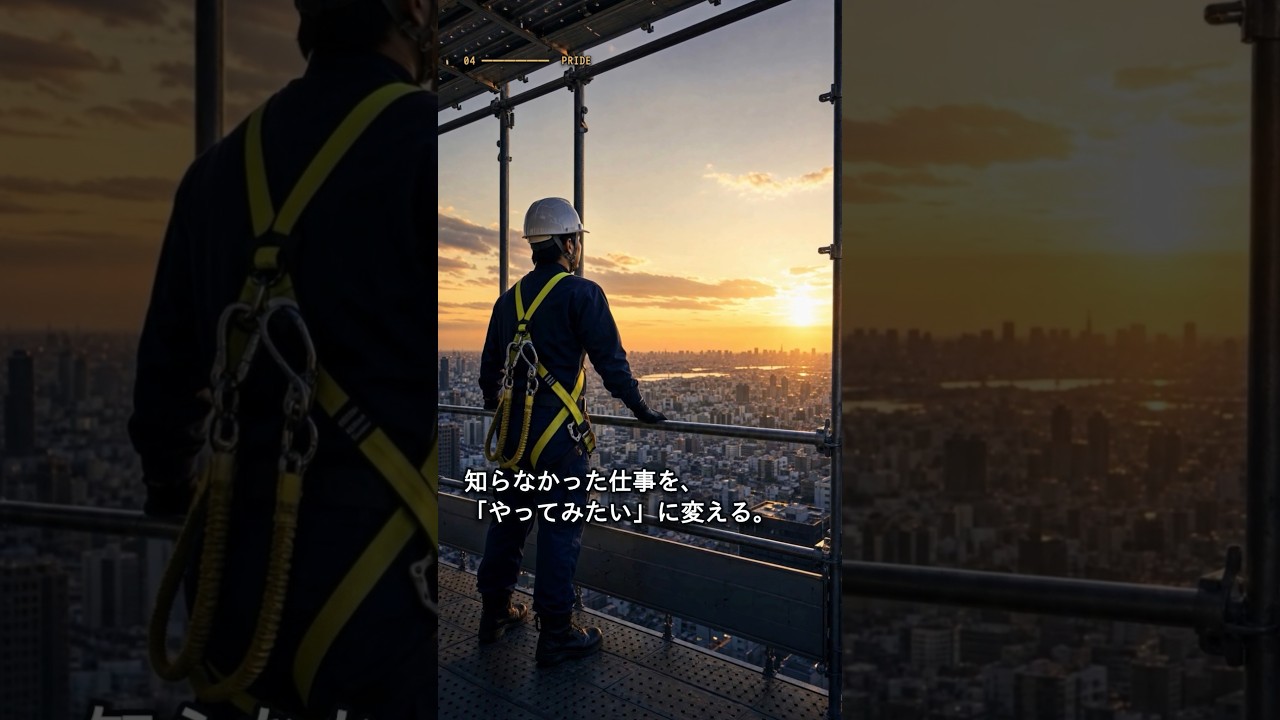 職人はかっこいい。｜若手採用｜とび職｜POV求人｜SNS採用｜