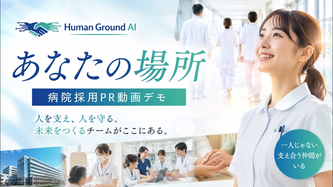 【HumanGround AI】採用PR動画サンプル