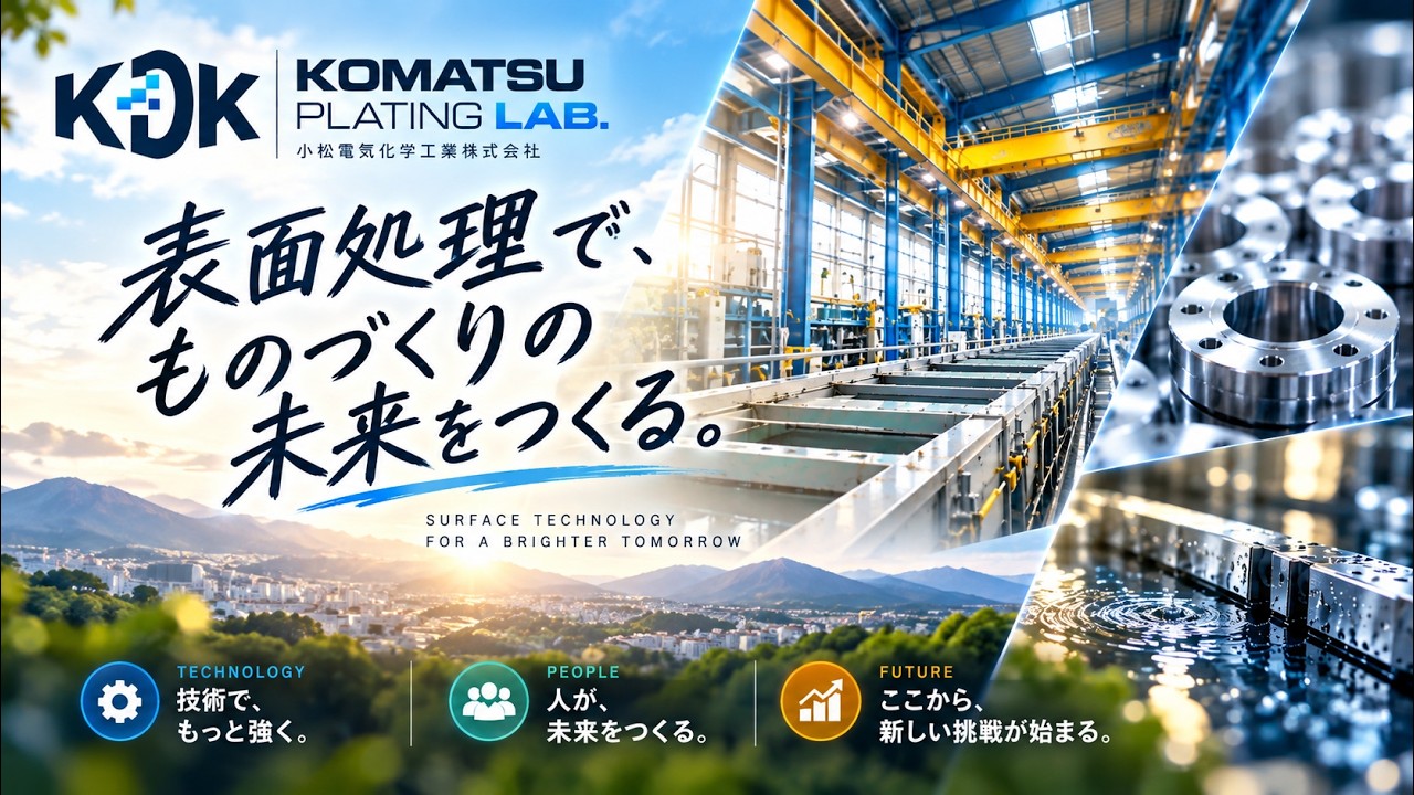 【採用動画】小松電気化学工業｜めっき技術で、ものづくりの未来をつくる