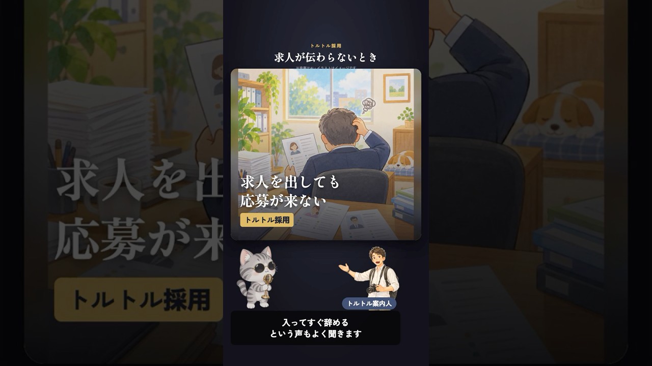 求人を出しても応募が来ないのはなぜ？｜郡山の採用 #shorts